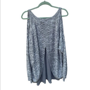 NWT TORRID COLD SHOULDER OPEN BACK SWEATER